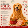 Sacco convenienza 12kg crocchette Partenopet Adult All Breeds Pollo e Zucca, alimento naturale monoproteico per cani pressato a freddo, Made in Italy senza conservanti.