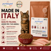Busta di crocchette al pesce per gatti sterilizzati pressate a freddo senza conservanti e coloranti marca Partenopet da 1,5 kg