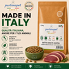 Sacco da 1,5kg crocchette Partenopet Adult Cat all'anatra, alimento naturale per gatti adulti pressato a freddo prodotto in Italia, senza conservanti né coloranti, con Taurina e Curcuma.