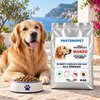 Cane adulto accanto alla confezione Partenopet Dog Adult Manzo 4 kg