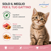 Partenopet Cat Kitten Maiale Crocchette per Gatti Cuccioli pressate a freddo 1,5 kg - Partenopet