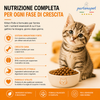 Busta di crocchette al pollo per gatti cuccioli pressate a freddo senza conservanti e coloranti marca Partenopet da 1,5 kg