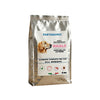 Sacco da 4 kg di crocchette premium per cani Partenopet al gusto maiale, cibo secco bilanciato con il 33% di proteine, prodotto 100% Made in Italy per il benessere del cane.