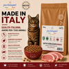 Sacco da 1,5 kg crocchette Partenopet Adult Cat al maiale, alimento naturale per gatti adulti pressato a freddo prodotto in Italia, senza conservanti né coloranti.