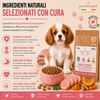 Sacco scorta 12kg crocchette Partenopet Puppy Mini al Maiale per cuccioli di piccola taglia, alimento monoproteico naturale pressato a freddo, Made in Italy con zucca e curcuma.