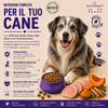 Sacco da 2kg di crocchette Partenopet Senior Light al Maiale, alimento per cani anziani pressato a freddo, naturale e monoproteico, con zucca e curcuma.