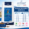 Tabella della razione giornaliera indicativa delle crocchette Partenopet Dog Energy per cani adulti