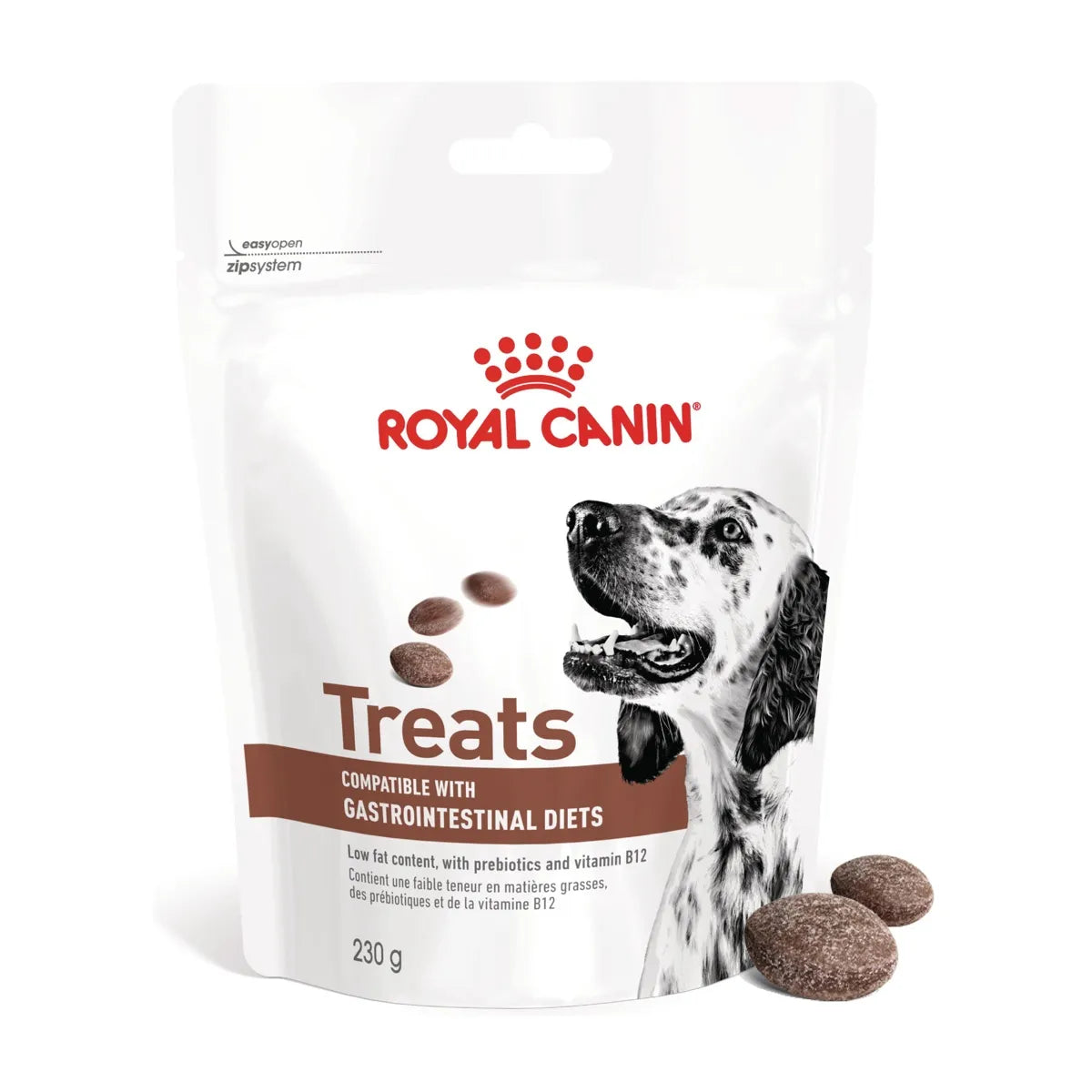Busta di snack per cani con problemi gastrici Royal Canin Treats Gastrointestinal 230 g