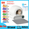 Smart Self-Cleaning Cat Litter Box 65L – Lettiera Automatica Autopulente Extra Large Chiusa con Controllo App (Arenero Gato Inteligente)