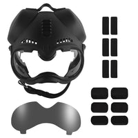 Casco Tattico K9 per Cani da Lavoro con Occhiali Protettivi e Guide Laterali – KD-H-01 BK