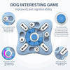 Gioco Interattivo di Attivazione Mentale per Cani e Gatti – Ciotola Slow Feeder Anti-Ingozzamento, Dispenser Snack per Aumentare l'IQ e Ridurre la Noia (Antiscivolo)