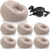 Poltrona Gonfiabile Bean Bag con Pompa Elettrica | Set 2-6 Pezzi - Partenopet
