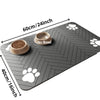 Pet Feeding Mat – Tappetino Sottociotola Super Assorbente per Cani e Gatti, Tovaglietta Impermeabile in Gomma ad Asciugatura Rapida per Cibo e Acqua - Partenopet
