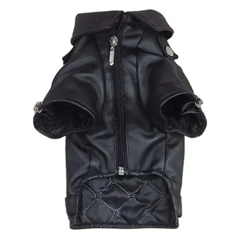 Giacca Invernale per Cani Stile Pelle | Cappotto Caldo XS-XXL