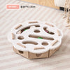 Cat Toy Felt Maze Box – Scatola Labirinto Interattiva in Feltro per Gatti, Gioco di Intelligenza con Fori "Dig Hole" e Palline con Campanello per Stimolazione Mentale del Gattino