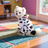 Costume Mucca per Cani – Tutina Calda in Peluche per Halloween e Natale