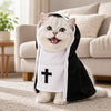 Costume da Suora per Cani e Gatti – Travestimento Halloween Leggero e Traspirante