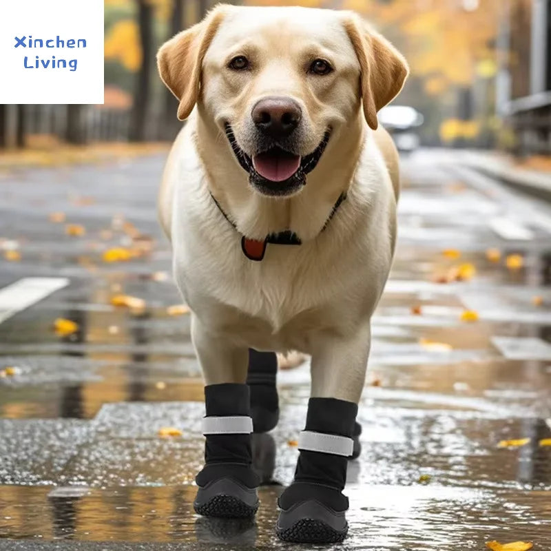 Scarpe Invernali per Cani Impermeabili Antiscivolo e Riflettenti | Taglie 1-8