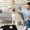 Tavoletta Tiragraffi per Cani in Legno con Box Porta Snack | Lima Unghie per Cani con Superficie Abrasiva e Cassetto Estraibile
