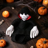 Costume Mietitore Halloween per Cani – Scheletro Rider Divertente per Cani Piccoli, Medi e Grandi