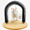 Spazzola ad Arco per Gatti con Tiragraffi e Topolino | Cat Arch Self Grooming & Massage Toy
