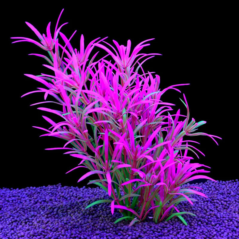 Pianta Artificiale per Acquario – Decorazione Realistica in Plastica – Erba Acquatica Subacquea per Allestimento Vasca Pesci