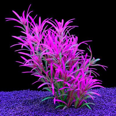 Pianta Artificiale per Acquario – Decorazione Realistica in Plastica – Erba Acquatica Subacquea per Allestimento Vasca Pesci