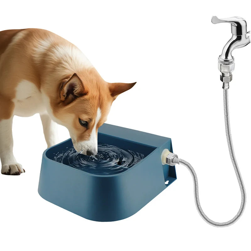 Abbeveratoio Automatico 2L per Cani e Animali con Galleggiante e Tubo 1,5 m