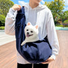 Marsupio per Cani e Gatti fino a 7,5 kg | Borsa a Tracolla Traspirante per Viaggio e Passeggiate | Trasportino Morbido e Sicuro per Cani di Piccola Taglia e Gatti - Partenopet