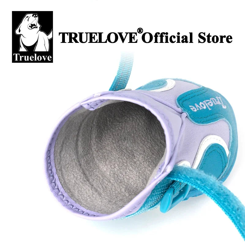 Truelove TLS3963 Scarpe Impermeabili per Cani con Suola Antiscivolo e Fasce Riflettenti