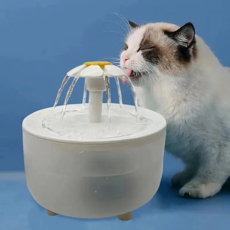 Fontanella Automatica per Gatti 1,2 L con Filtro – Distributore Acqua USB Silenzioso a Ricircolo