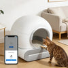 Smart Self-Cleaning Cat Litter Box 65L – Lettiera Automatica Autopulente Extra Large Chiusa con Controllo App (Arenero Gato Inteligente)