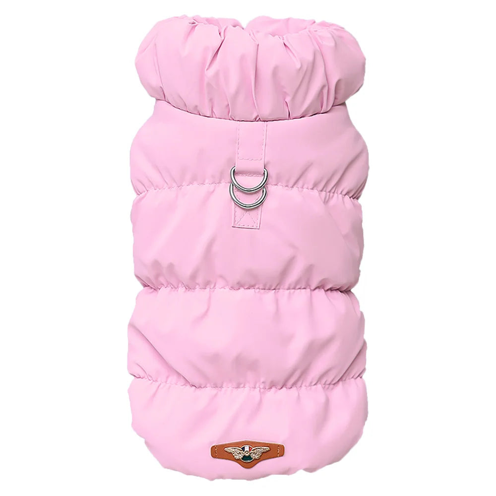 Giubbotto Imbottito per Cani – Gilet Invernale Caldo con Collo Alto – Taglie XS-2XL