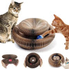 Tiragraffi Interattivo 3-in-1 per Gatti | Gioco, Graffio e Cuccia Anti-Noia 24x24x10 cm