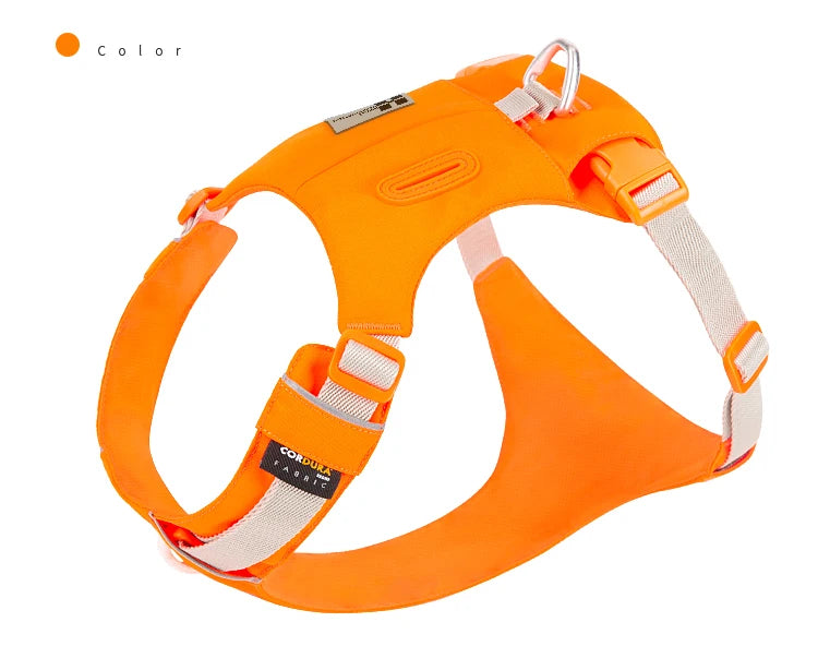Pettorina Riflettente per Cani Regolabile con Porta Sacchetti – Nylon Resistente XXS-XL