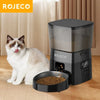 ROJECO Distributore Automatico Cibo 2L per Gatti e Cani | 1-6 Pasti Programmabili