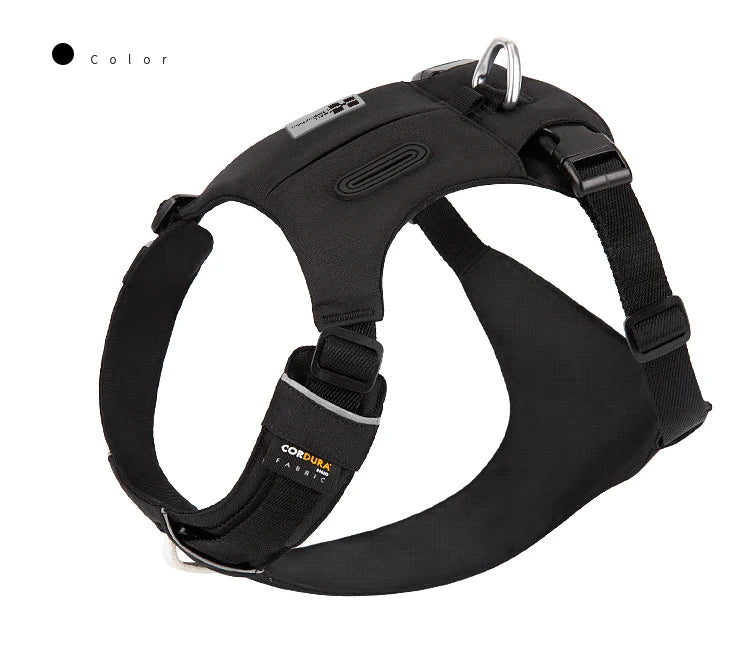 Pettorina Riflettente per Cani Regolabile con Porta Sacchetti – Nylon Resistente XXS-XL