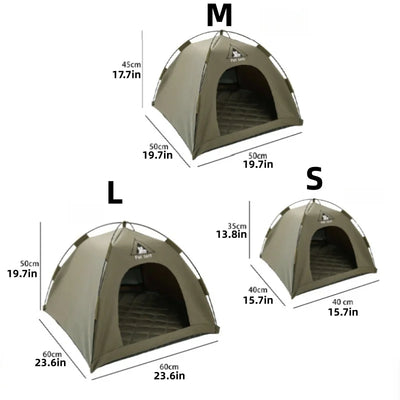 Tenda Cuccia per Cani e Gatti Impermeabile – Casetta Portatile Indoor e Outdoor S/M/L