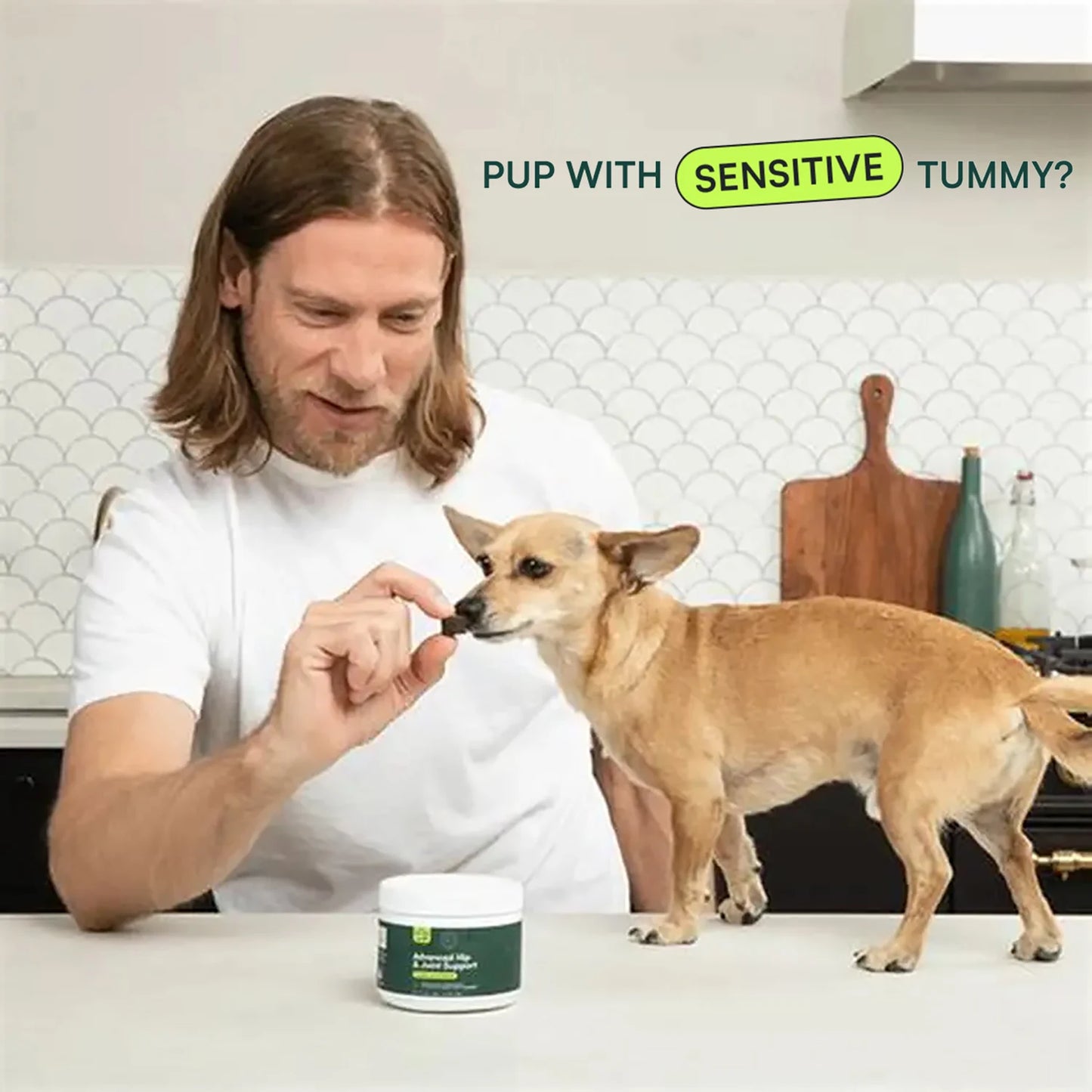 Advanced Hip & Joint Support – Integratore Articolazioni Cani con Glucosamina, MSM e Omega-3 – Soft Chews