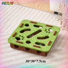 Cat Toy Felt Maze Box – Scatola Labirinto Interattiva in Feltro per Gatti, Gioco di Intelligenza con Fori "Dig Hole" e Palline con Campanello per Stimolazione Mentale del Gattino - Partenopet