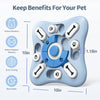 Gioco Interattivo di Attivazione Mentale per Cani e Gatti – Ciotola Slow Feeder Anti-Ingozzamento, Dispenser Snack per Aumentare l'IQ e Ridurre la Noia (Antiscivolo)