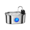 Fontanella Automatica per Cani e Gatti 3,2L in Acciaio Inox 304 con Sensore Intelligente, Batteria 4000 mAh e Tripla Modalità di Erogazione