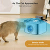 Fontanella Wireless per Gatti 3,2L in Acciaio Inox 304 con Sensore e Filtro