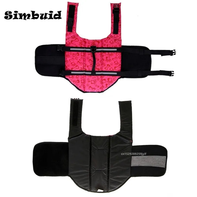 Dog Life Jacket Reflective Adjustable | Giubbotto Salvagente Regolabile per Cani