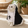 Costume da Suora per Cani e Gatti – Travestimento Halloween Leggero e Traspirante