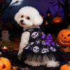 Vestito Halloween per Cani – Abito con Tulle e Fiocco per Cani Piccoli e Medi