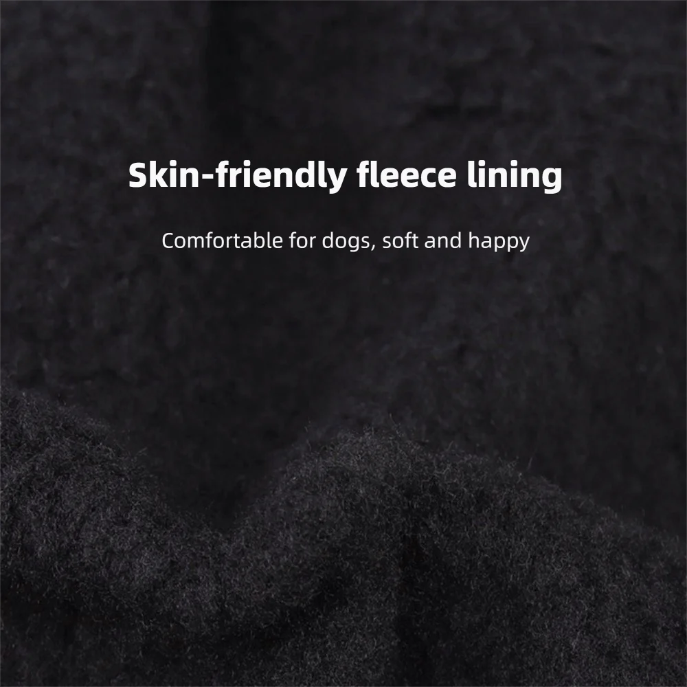 Cappotto Invernale per Cani con Pettorina Riflettente – Imbottito e Caldo in Pile S-2XL