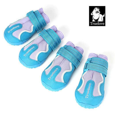 Truelove TLS3963 Scarpe Impermeabili per Cani con Suola Antiscivolo e Fasce Riflettenti