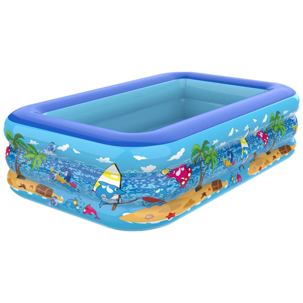 Piscina Gonfiabile Bambini Cartoon in PVC Spessorato | S / M - Partenopet