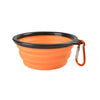Ciotola Pieghevole Portatile in Silicone e TPR per Cani e Gatti, Ciotola da Viaggio Salvaspazio per Cibo e Acqua (Outdoor e Trekking)